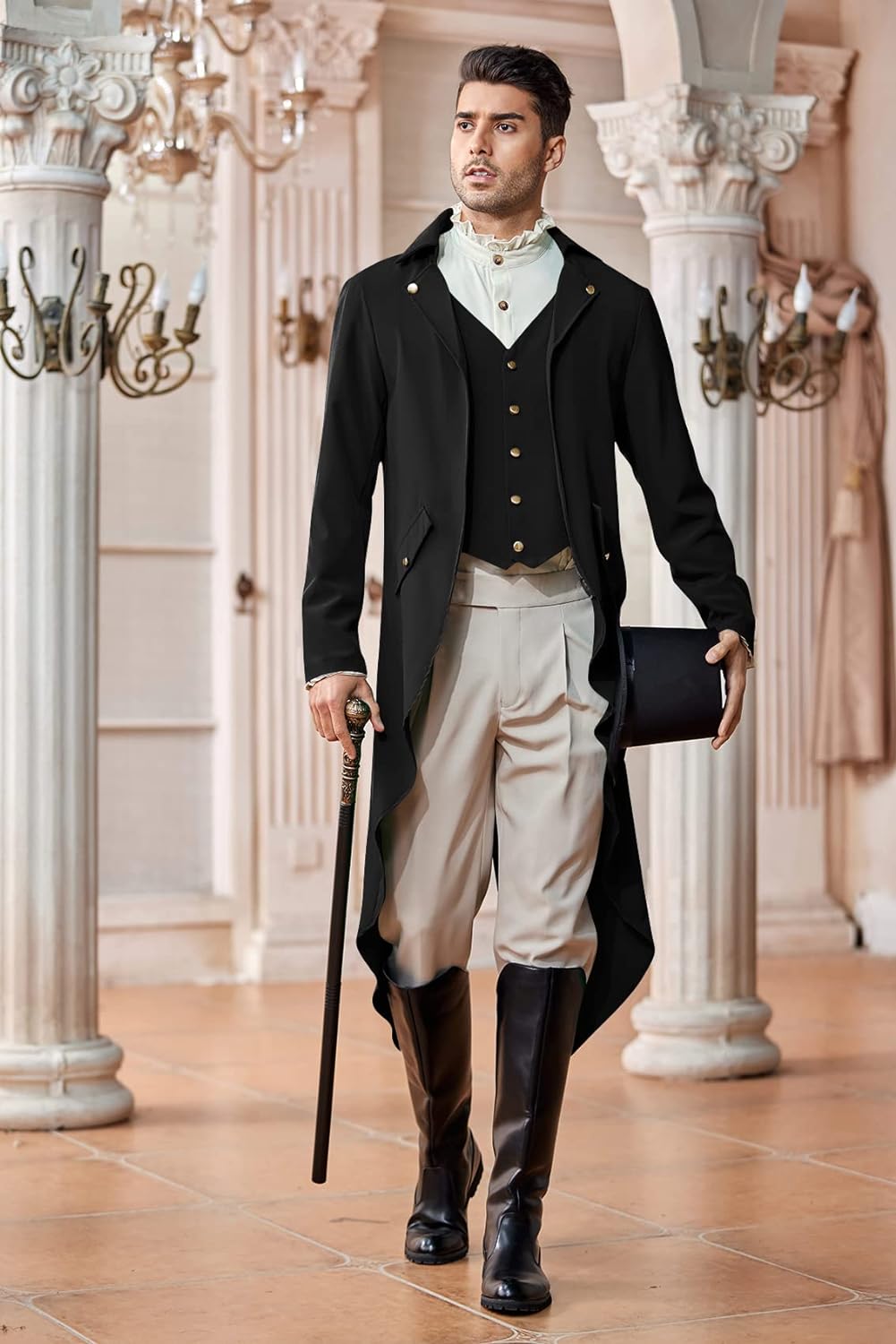 Mens Steampunk Gothic Jacket V - Vintage Fashion Jacket 评论和价格