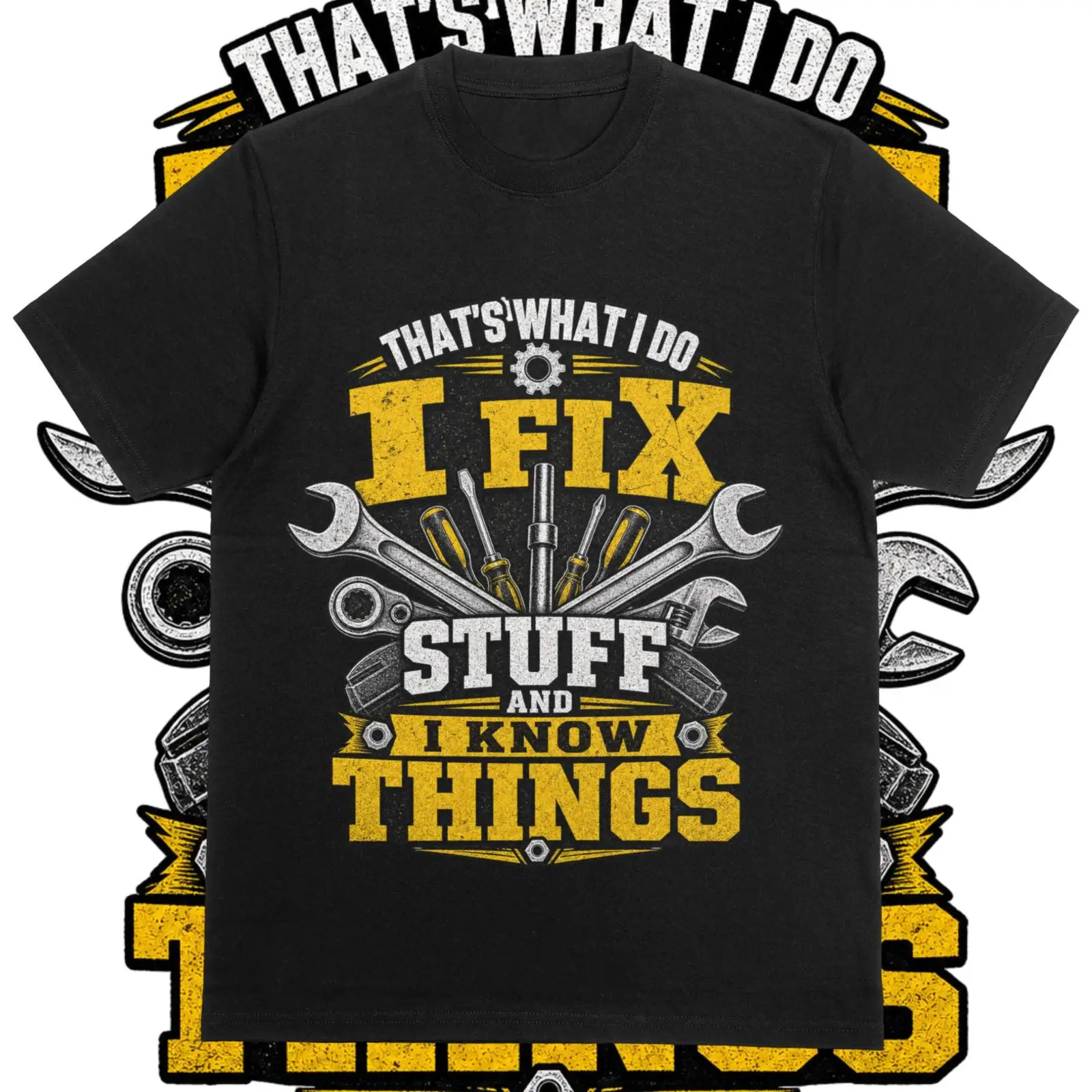 I Fix Stuff And Know Things T  - Vintage Fashion Stuff 评论和价格