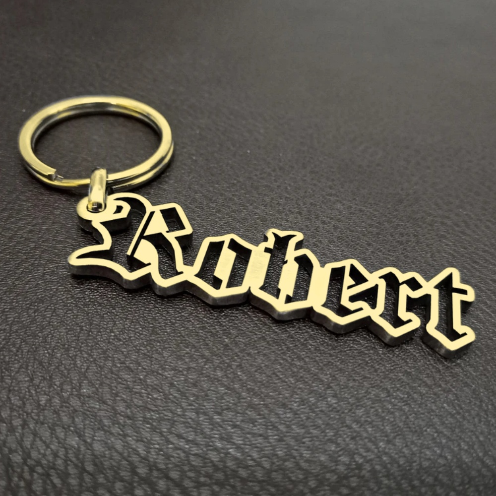 Custom Old English Keychain Pe - Vintage Fashion Names 评论和价格