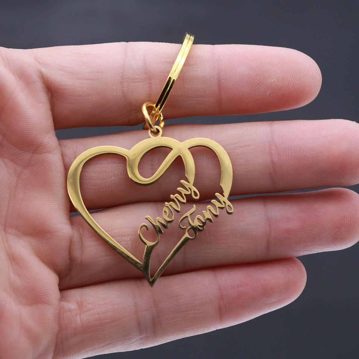 Custom Name Wedding Love Keych - Vintage Fashion Names 评论和价格
