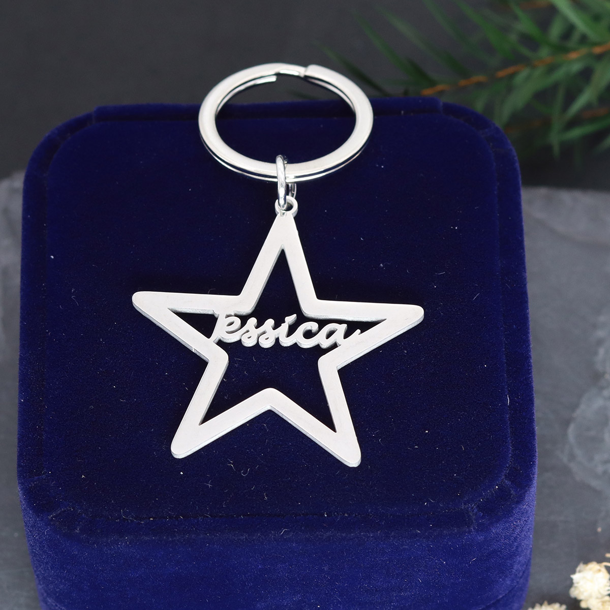 Custom Name Star Keychain Pers - Vintage Fashion Names 评论和价格