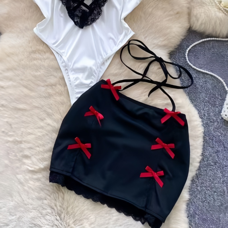 Women 2 Piece Sets Hollow Back - Vintage Fashion Ai 评论和价格