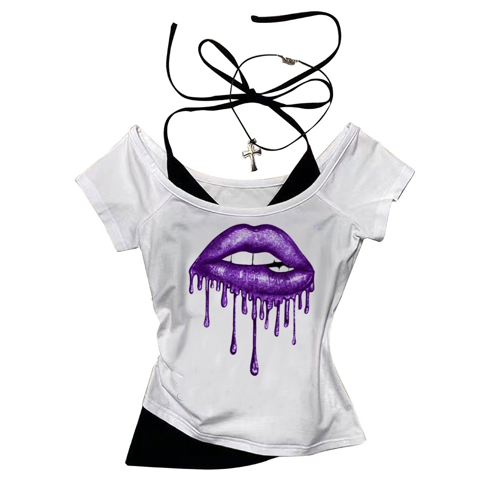 Deep Purple cropped top teen m - Vintage Fashion For Sale 评论和价格