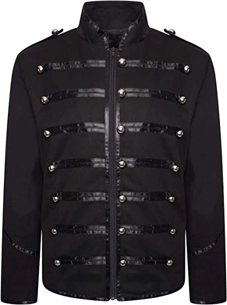 Men's Steampunk Rockstar Jacke - Vintage Fashion Jacket 评论和价格