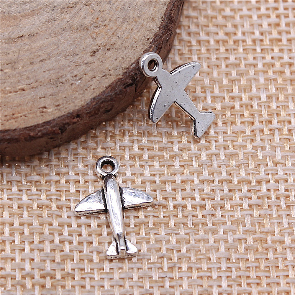 10pcs 11x15mm Antique Silver C - Vintage Fashion Nova 评论和价格