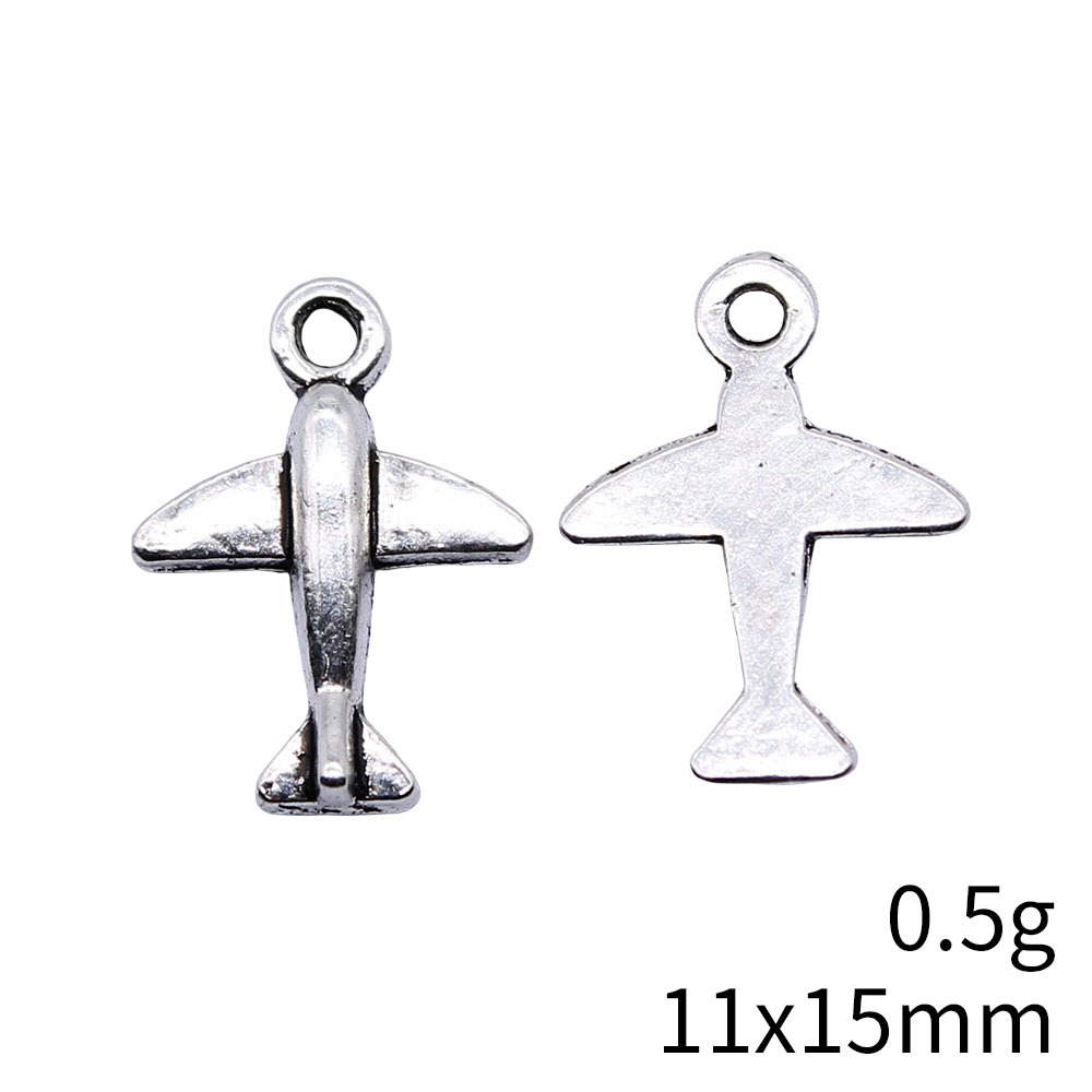 10pcs 11x15mm Antique Silver C - Vintage Fashion Nova 评论和价格
