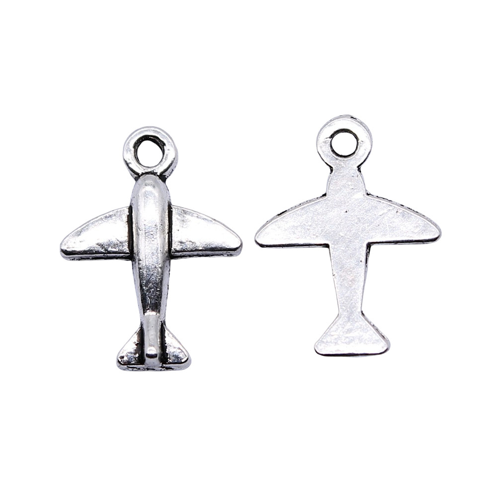 10pcs 11x15mm Antique Silver C - Vintage Fashion Nova 评论和价格
