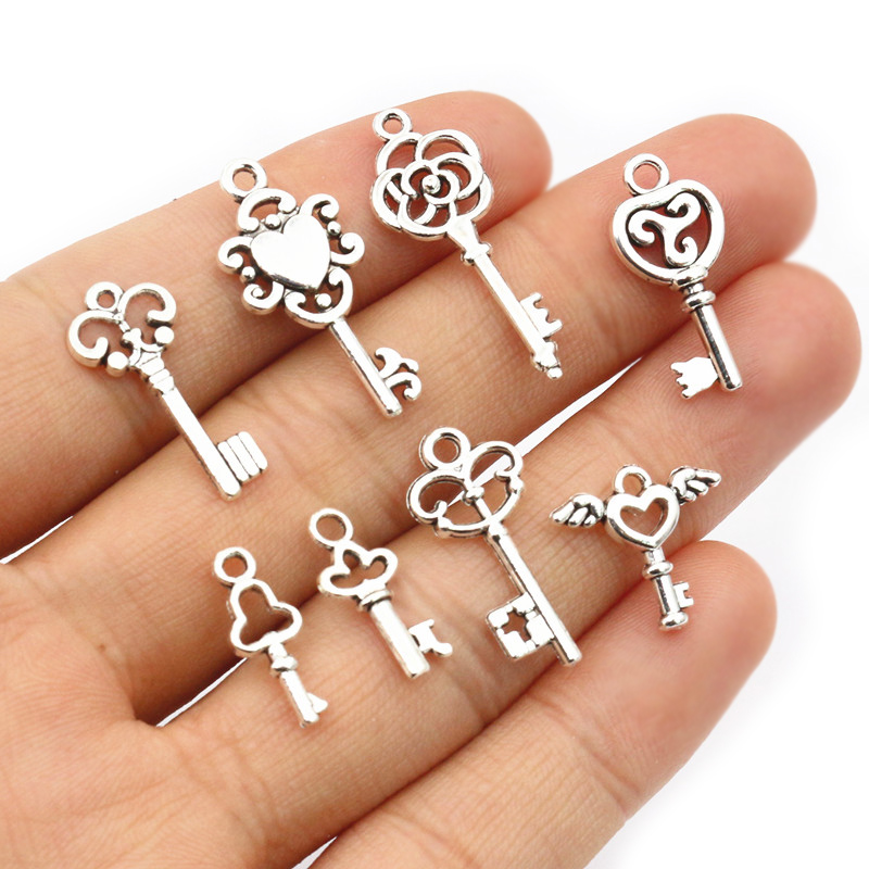 50pcs Vintage Small Key Charms - Vintage Fashion Nova 评论和价格