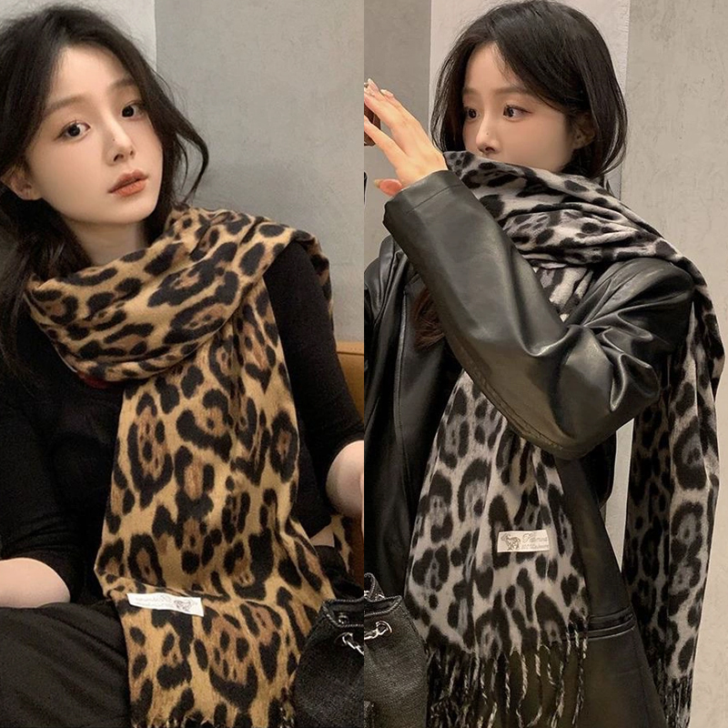 2025 New Retro Silk Leopard Pa - Vintage Fashion Ai 评论和价格