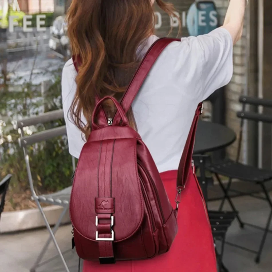 Multifunctional Women Leather  - Vintage Fashion Boutique 评论和价格