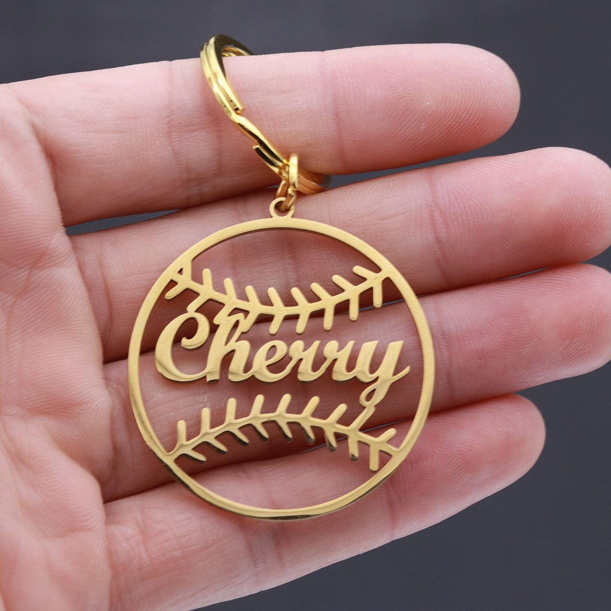 Custom Name Ball Keychain Pers - Vintage Fashion Names 评论和价格