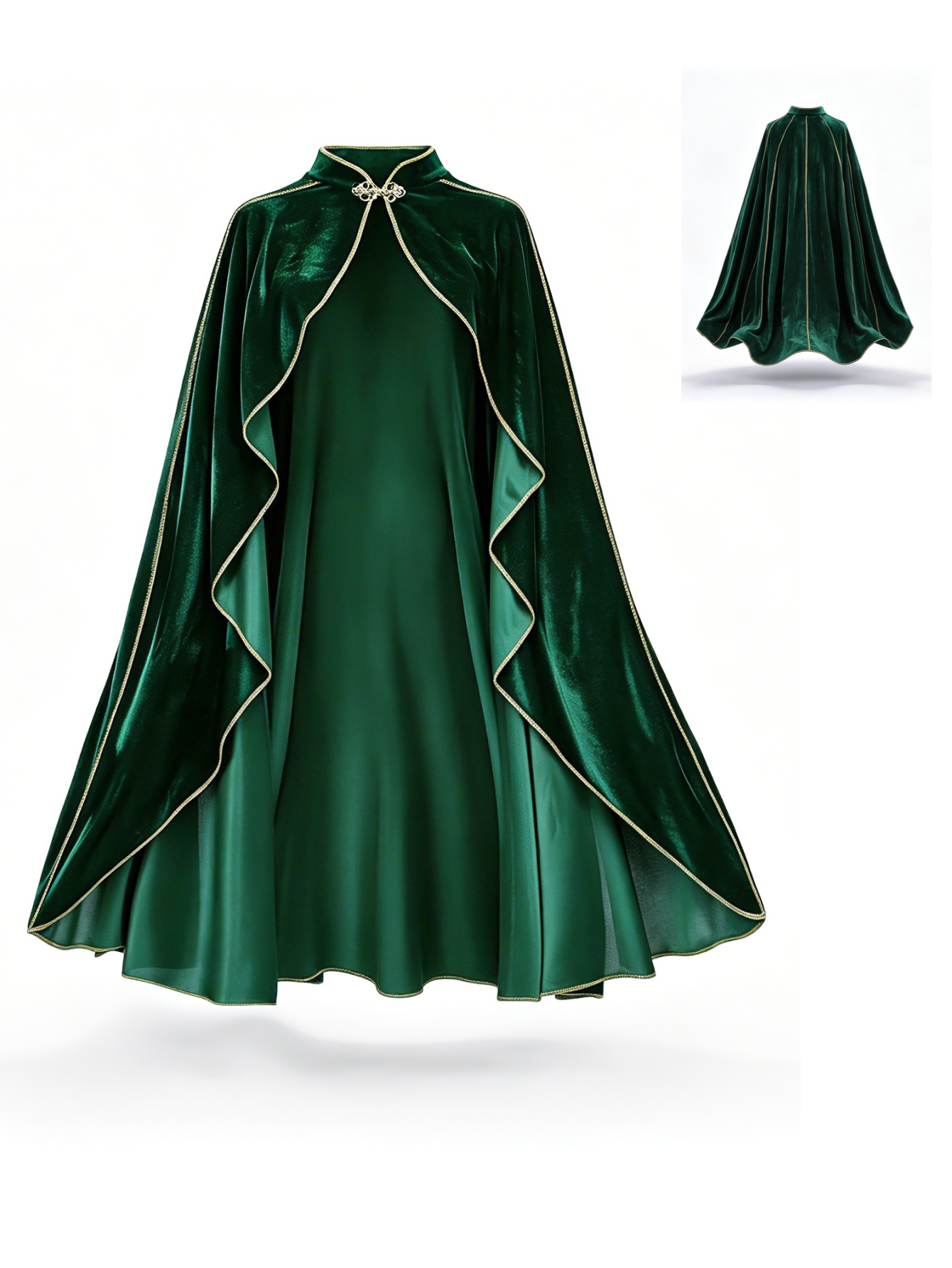 Women Vintage Green Velvet Cap - Vintage Fashion Jacket 评论和价格