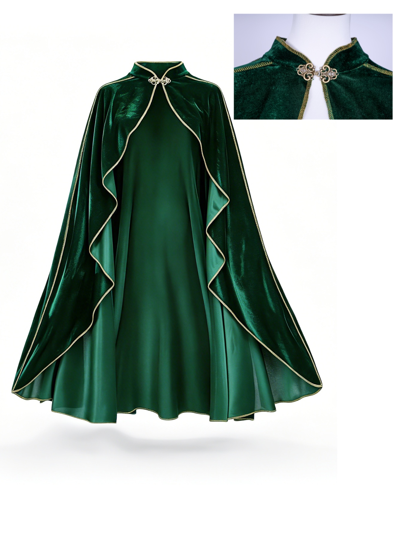 Women Vintage Green Velvet Cap - Vintage Fashion Jacket 评论和价格