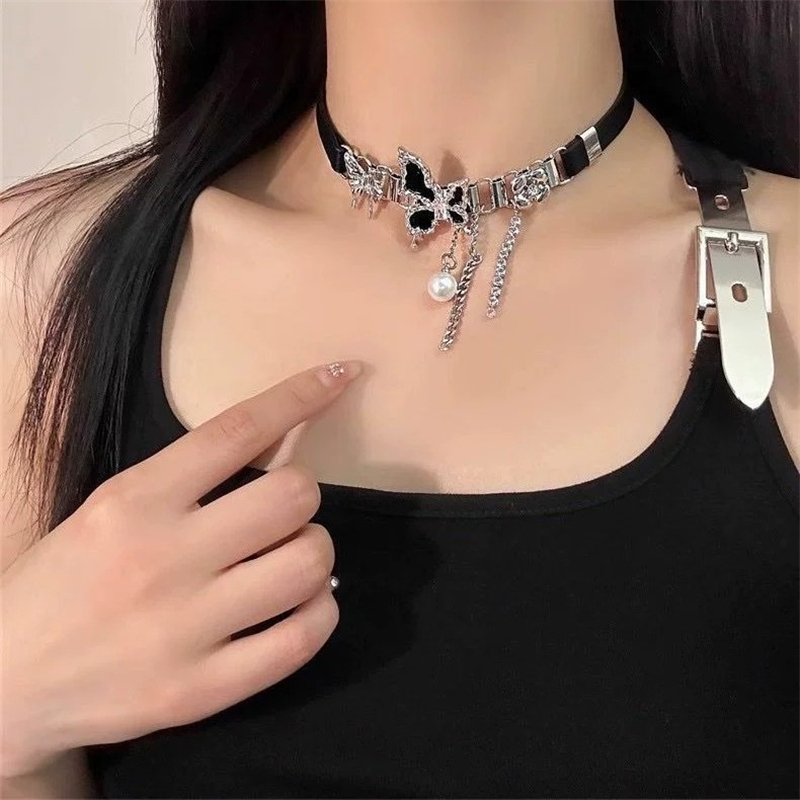 Y2K Vintage Butterfly Cross He - Vintage Fashion Stuff 评论和价格