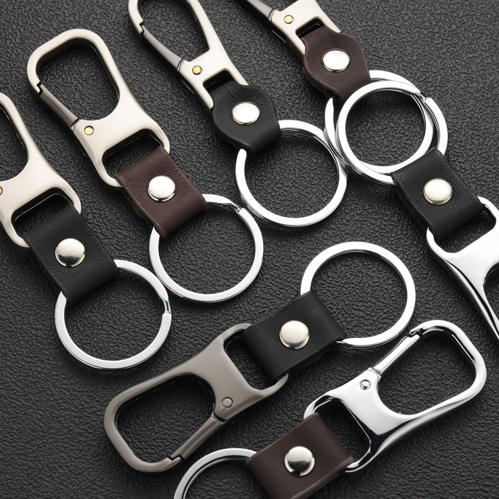 Genuine Leather Keychain Women - Vintage Fashion Names 评论和价格