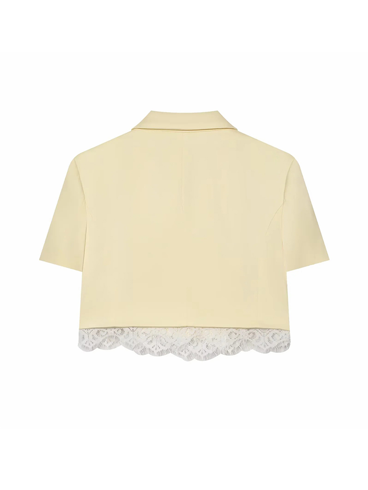 Women Casual Lace Patchwork Su - Vintage Fashion Ai 评论和价格