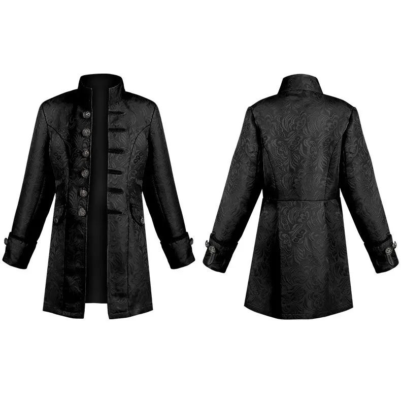 Medieval Steampunk Coat Boy Ki - Vintage Fashion Jacket 评论和价格