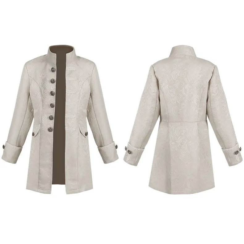Medieval Steampunk Coat Boy Ki - Vintage Fashion Jacket 评论和价格