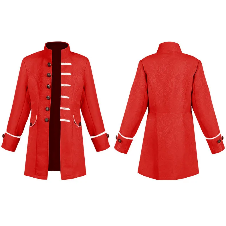 Medieval Steampunk Coat Boy Ki - Vintage Fashion Jacket 评论和价格