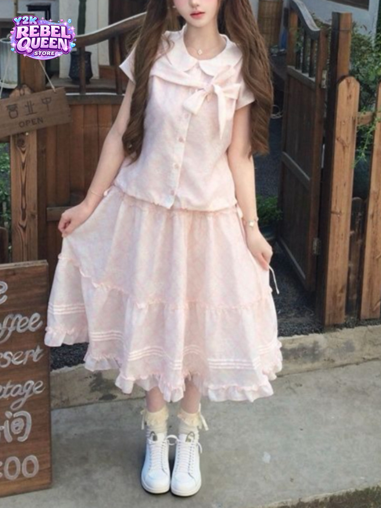 Japanese Vintage Sweet Bow Pet - Vintage Fashion Ai 评论和价格